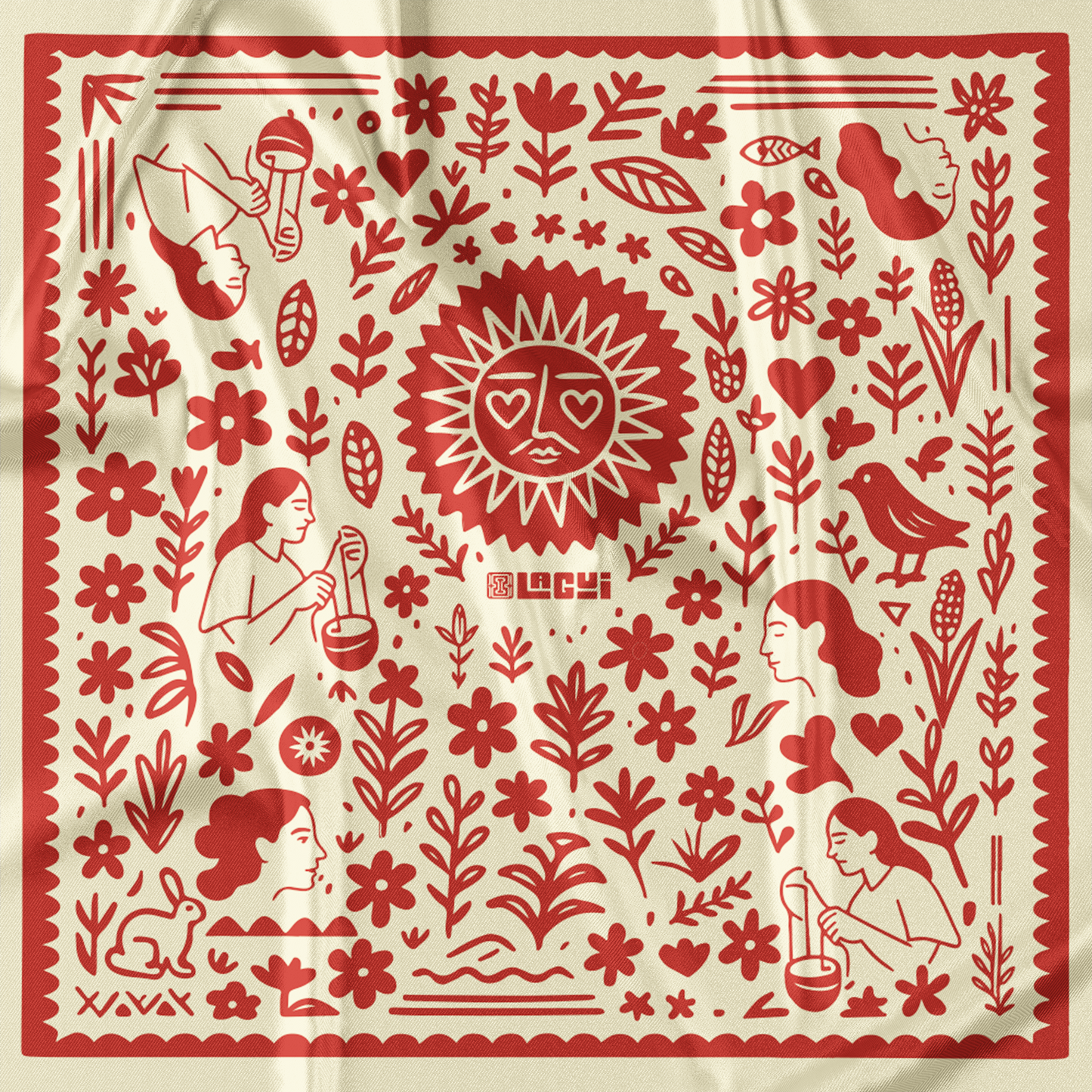 Pañoleta Esencia Roja
