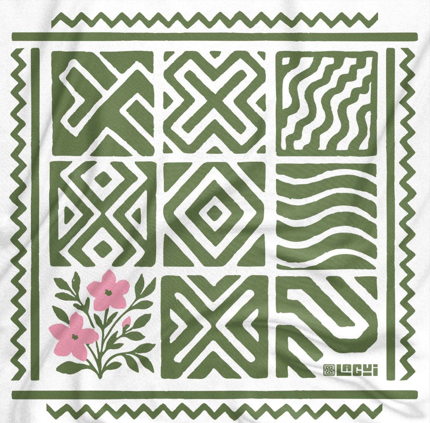 Pañoleta Pensamientos Verde